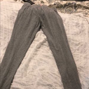 Gray leggings